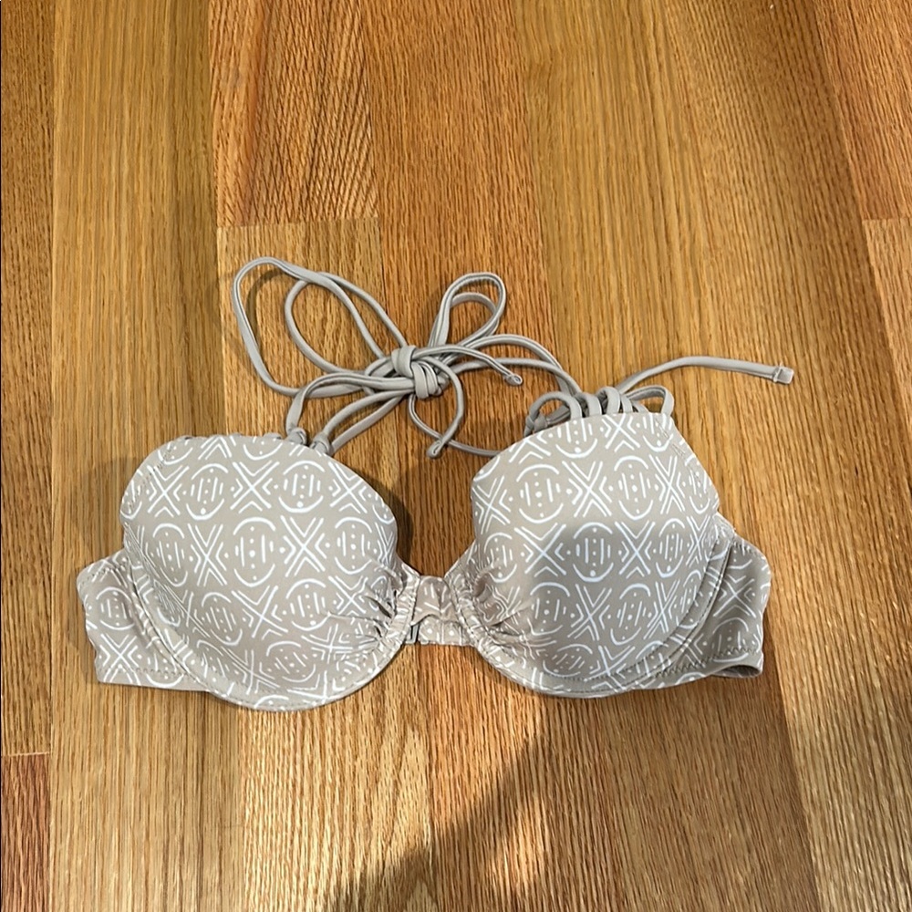 Aerie Lightly Lined Strappy Bikini Top - Size 32C